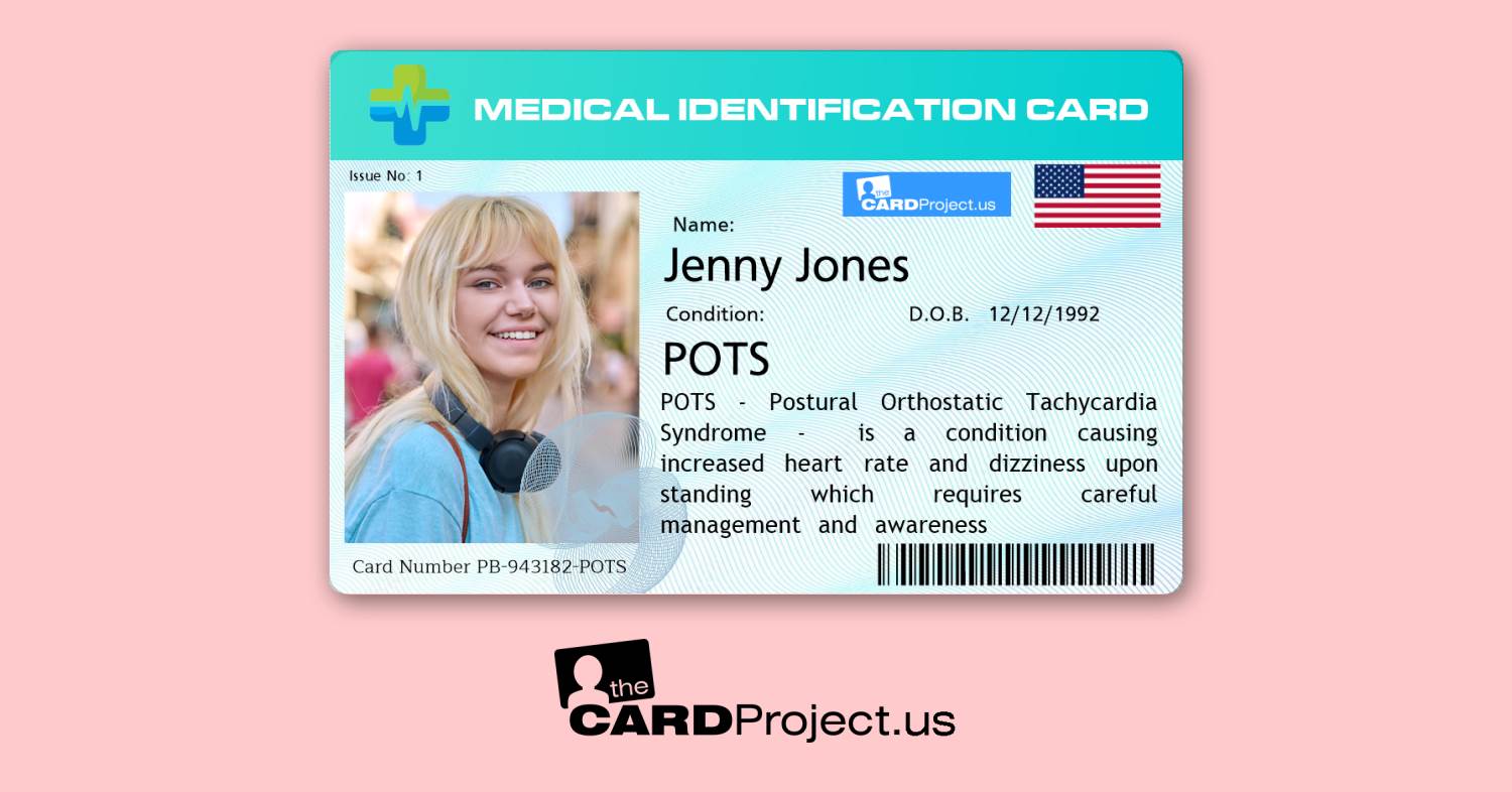 POTS Premium Medical Card (FRONT)